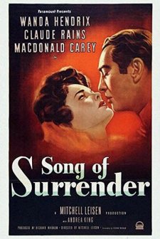 Song Of Surrender (1949) afişi