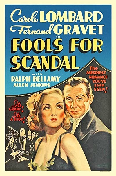 Fools For Scandal (1938) afişi