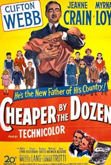 Cheaper By The Dozen (1950) afişi