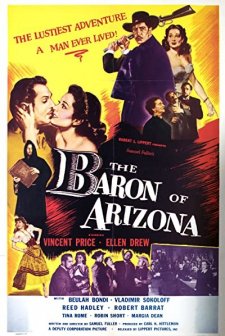 The Baron Of Arizona (1950) afişi