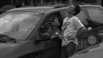 Nuages Sur La Ville Fotoğrafı