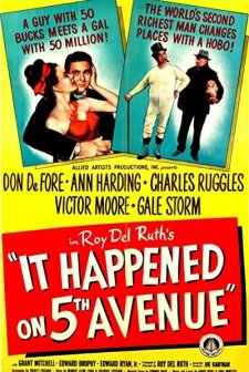 It Happened On Fifth Avenue (1947) afişi