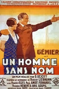 Un Homme Sans Nom (1932) afişi