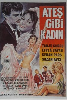Ateş Gibi Kadın (1965) afişi