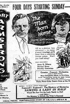 The Man From Home (1922) afişi