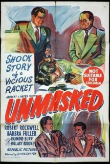 Unmasked (1950) afişi