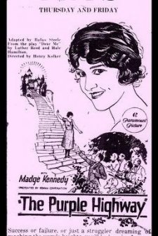 The Purple Highway (1923) afişi