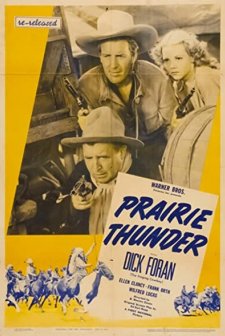 Prairie Thunder (1937) afişi