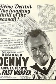 The Fast Worker (1924) afişi