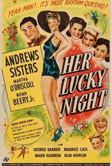 Onun şanslı Gecesi (1945) afişi