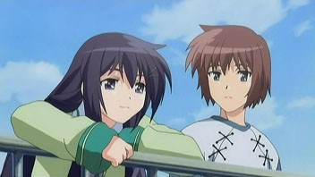 Hanbun No Tsuki Ga Noboru Sora fotoğrafı