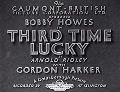 Third Time Lucky (1931) afişi
