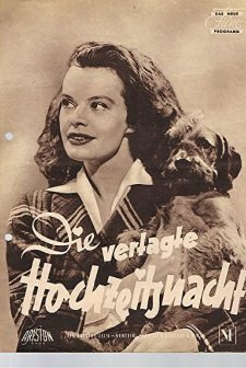 Die Vertagte Hochzeitsnacht (1953) afişi