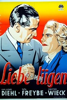 Liebe Kann Lügen (1937) afişi