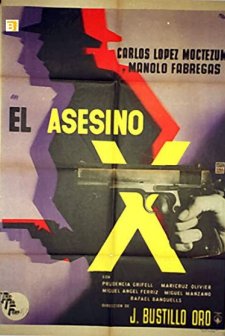 El Asesino X (1955) afişi