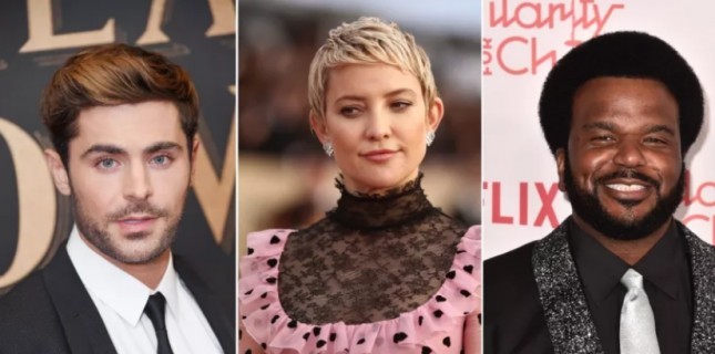 Zac Efron, Kate Hudson ve Craig Robinson 'Blood Moon' Kadrosunda!