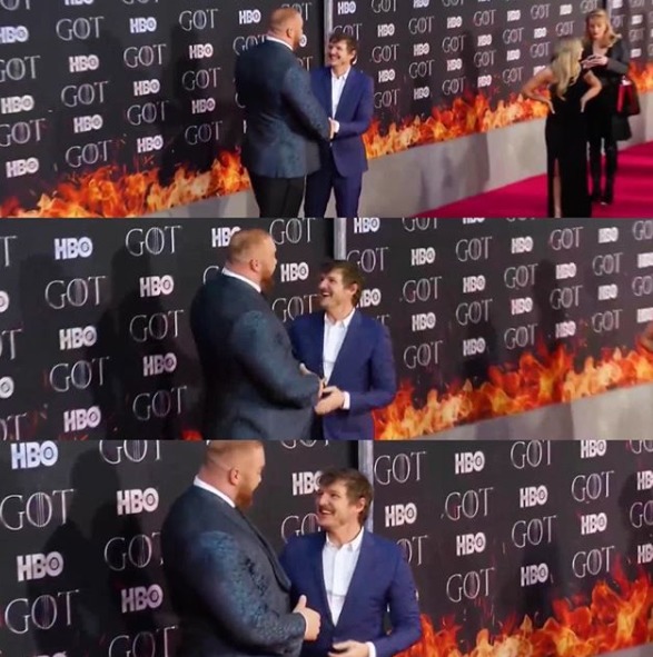 Hafthór Júlíus Björnsson-Pedro Pascal Hafthór Júlíus Björnsson-Pedro Pascal