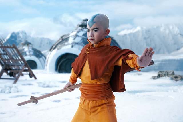 Aang olarak Gordon Cormier Aang olarak Gordon Cormier