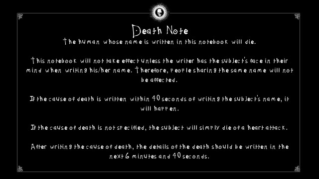 Ölüm Defteri Fotoğrafı